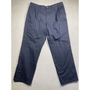 Dockers Pants Men's 36x32 (35x30) Blue Chino Pleated Classic Fit Straight Slacks
